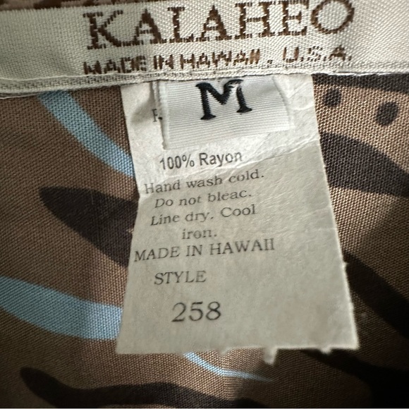 NWT Kalaheo Hawaiian shirt size M - Picture 3 of 6